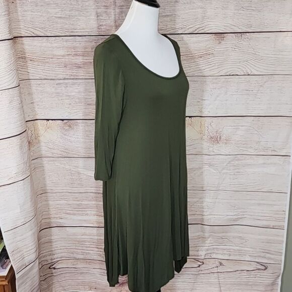 Caralese Asymmetrical Handkerchief Hem Tunic Dress Size Large‎ - Picture 10 of 15